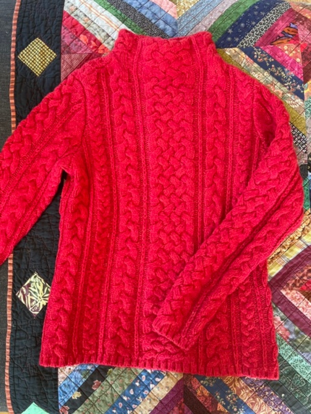 Mock neck sweater